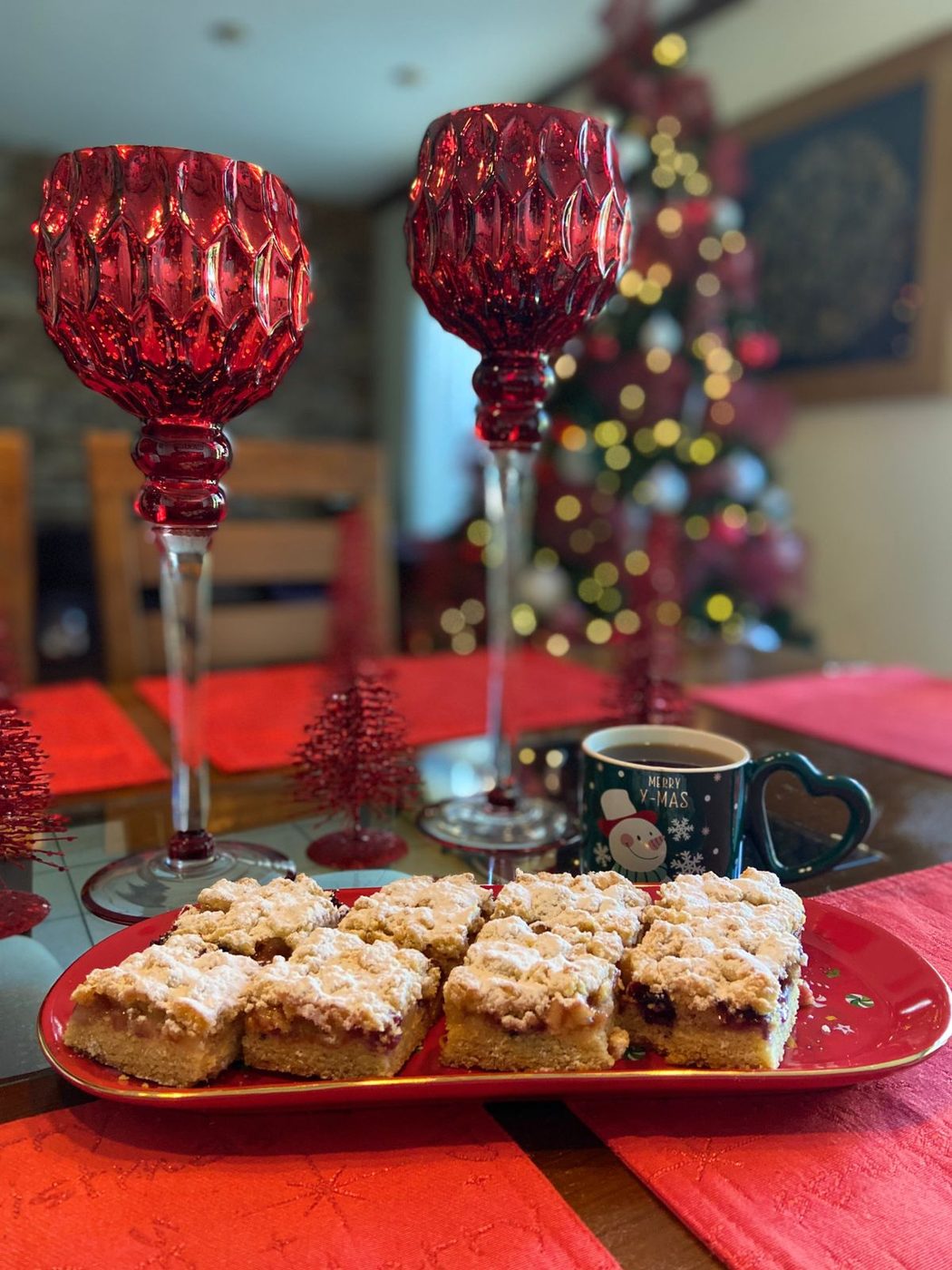 Barras de Manzana y Arándanos